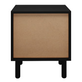Living Fusion Eldric Rattan 2 Drawer Bedside Table