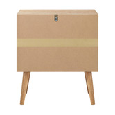 Living Fusion Holly Rattan 2 Drawer Bedside Table