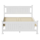 Living Fusion Clara Pine Wood Bed Frame