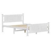Living Fusion Clara Pine Wood Bed Frame