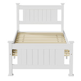 Living Fusion Clara Pine Wood Bed Frame