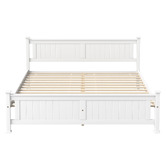 Living Fusion Clara Pine Wood Bed Frame
