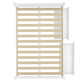 Living Fusion Clara Pine Wood Bed Frame with Storage