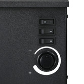 Living Fusion Maura 2000W Electric Fireplace Heater
