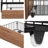 Living Fusion Carina Underbed Drawers with Wheels