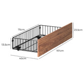 Living Fusion Carina Underbed Drawers with Wheels