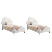 Living Fusion Caldwell Faux Leather Single Beds