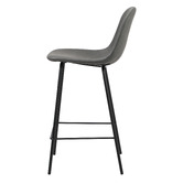 Living Fusion 62cm Malcolm Faux Leather Counter Stools