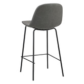 Living Fusion 62cm Malcolm Faux Leather Counter Stools