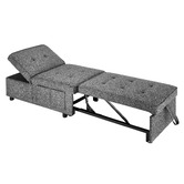 Living Fusion Caribou Upholstered Single Sofa Bed