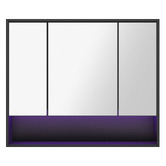 Living Fusion Meriden 900mm Open Shelf Shaving Cabinet With LED