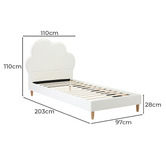 Living Fusion Caldwell Faux Leather Single Beds