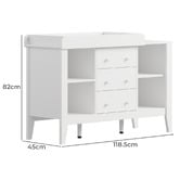 Living Fusion Emory 3 Drawer Change Dresser