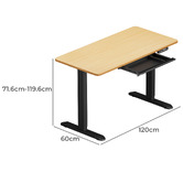 Living Fusion Eastyn 120cm Electric Sit &amp; Stand Desk