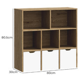 Living Fusion Kids' Clyde Bookcase with Storage