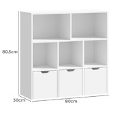 Living Fusion Kids' Clyde Bookcase with Storage