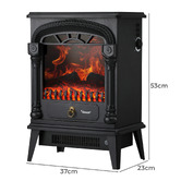 Living Fusion Maura 2000W Electric Fireplace Heater