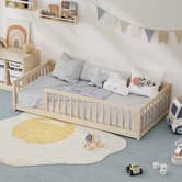 Living Fusion Ettie Pine Wood Single Bed Frame