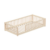 Living Fusion Ettie Pine Wood Single Bed Frame