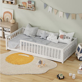 Living Fusion Ettie Pine Wood Single Bed Frame