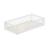 Living Fusion Ettie Pine Wood Single Bed Frame