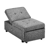 Living Fusion Caribou Upholstered Single Sofa Bed
