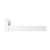 Living Fusion White Cassandra Bed with USB Port &amp; Drawers