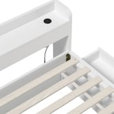 Living Fusion White Cassandra Bed with USB Port &amp; Drawers