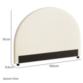 Living Fusion Lucian Upholstered Bedhead