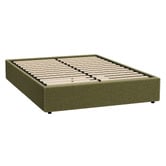 Living Fusion Green Seraphine Sherpa Gas Lift Storage Bed Base