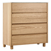 Living Fusion Coney Faux Marble 4 Drawer Chest