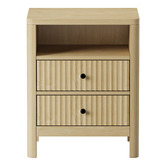 Living Fusion Halifax 2 Drawer &amp; 1 Shelf Bedside Table