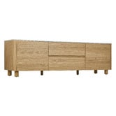 Living Fusion Coney Faux Marble Entertainment Unit