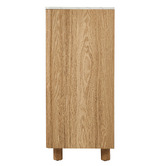 Living Fusion Coney Faux Marble 4 Drawer Chest
