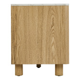 Living Fusion Coney Faux Marble Entertainment Unit