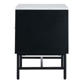 Living Fusion Hammond Faux Marble Bedside Table