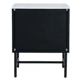 Living Fusion Hammond Faux Marble Bedside Table