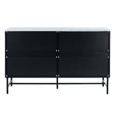 Living Fusion Hammond Faux Marble 6 Drawer Chest