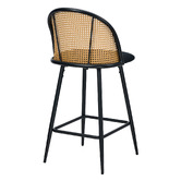 Living Fusion 66cm Lucian Velvet Bar Stools