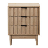 Living Fusion Adrian 3 Drawer Bedside Table