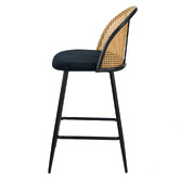 Living Fusion 66cm Lucian Velvet Bar Stools