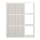 Living Fusion Montana 3 Door 3 Shelf Shoe Cabinet