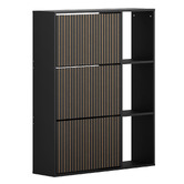 Living Fusion Montana 3 Door 3 Shelf Shoe Cabinet
