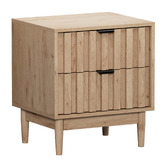 Living Fusion Adrian 2 Drawer Bedside Table
