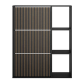 Living Fusion Montana 3 Door 3 Shelf Shoe Cabinet