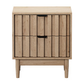 Living Fusion Adrian 2 Drawer Bedside Table