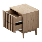 Living Fusion Adrian 2 Drawer Bedside Table