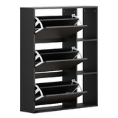 Living Fusion Montana 3 Door 3 Shelf Shoe Cabinet