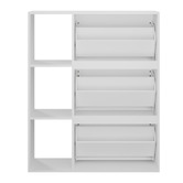 Living Fusion Montana 3 Door 3 Shelf Shoe Cabinet