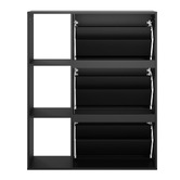 Living Fusion Montana 3 Door 3 Shelf Shoe Cabinet